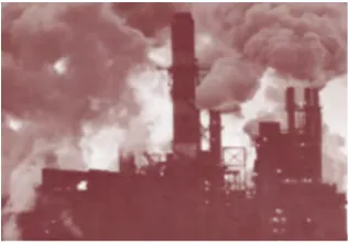 Gambar 3.9. Polusi udara dari asap pabrik
