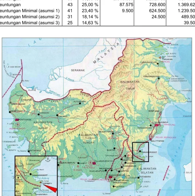 Gambar 5. Lokasi Unit IPA-RO di Desa Tanjung Aru, Kecamatan Kerang,   Kabupaten Pasir, Kalimantan Timur 