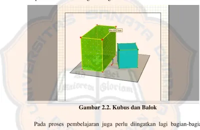 Gambar 2.2. Kubus dan Balok 