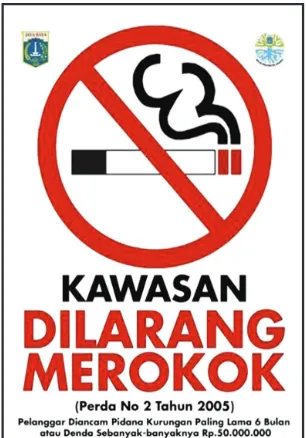 Gambar 3.4 Perda Provinsi DKI Jakarta melarang merokok