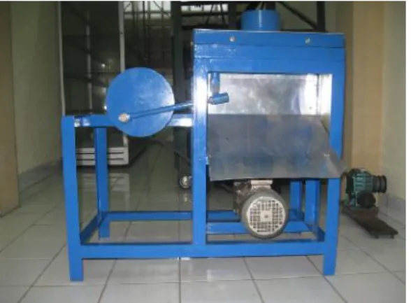 Gambar  1. Perajang  Ubi  Kayu  Pisau Horizontal