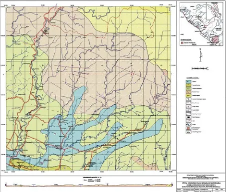 Gambar 2. Peta geologi daerah Seginim dan sekitarnya 