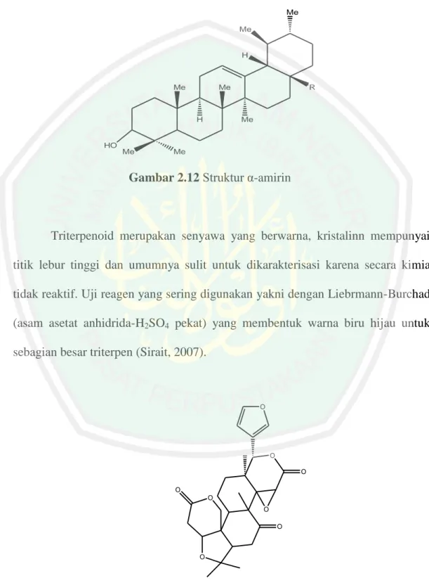 Gambar 2.13 Struktur Limonin 