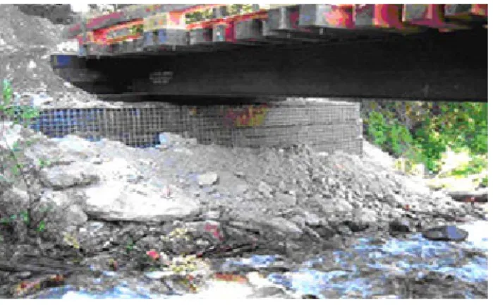 Gambar 11. A Reinforced Soil Bridge Abutment  3.  Geotextile yang digunakan untuk box culvert 