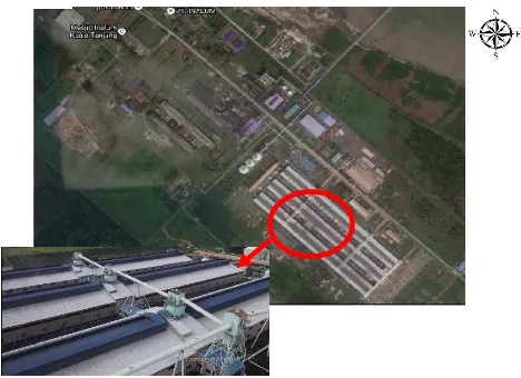 Gambar 3.2 Gedung Reduksi PT Indonesia Asahan Aluminium (Persero) (Sumber: Google Maps)  