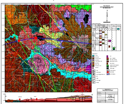 Gambar   1  Peta Lokasi Penyelidikan daerah Panas bumi G. Endut, Banten  