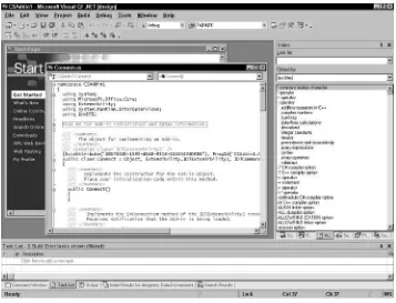 Figure 1.7The IDE with MDI windows.