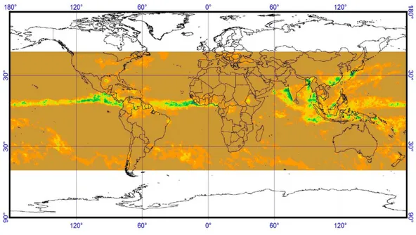Gambar II-9  Cover Data yang dihasilkan oleh  TRMM 
