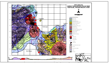 Gambar 2.  Peta  Geologi  Daerah Penyelidikan 