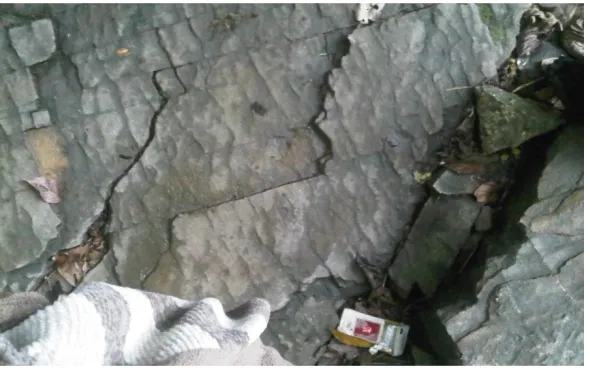 Gambar 2.1 ripple mark air terjun di jl. Lasolo kota kendari
