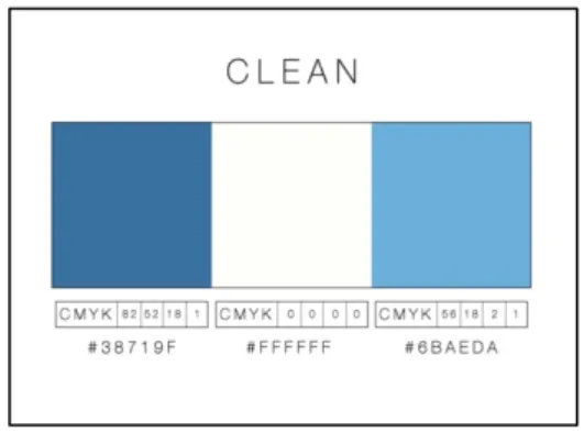 Gambar 4.7 Pilihan Warna Clean  Sumber: Hasil olahan peneliti  9.  Layout 