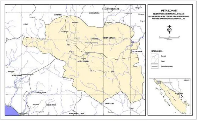 Gambar 2. Peta Geologi Blok Isak Kabupaten Aceh Tengah 