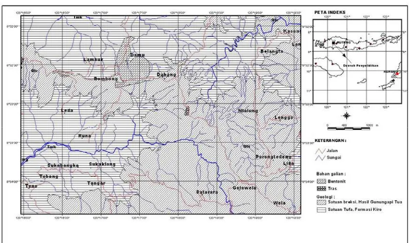 Gambar 2. Geologi daerah penyelidikan  