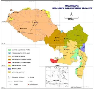 Gambar 1. Peta Lokasi Kegiatan, Kabupaten Dompu, Provinsi Nusa Tenggara Barat 