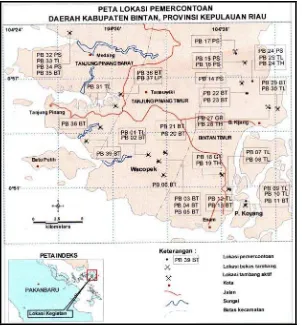 Gambar 3. Peta Geologi Daerah Kabupaten Bintan, Provinsi Kepulauan Riau 