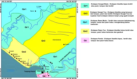 Tabel 2. Stratigrafi Regional Daerah Penyelidikan (R.Heryanto dan H. Pangabean, 1995) 