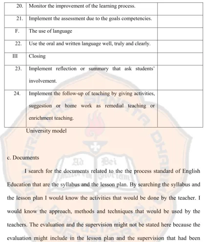 Table 4 : The blueprint of  a syllabus. 