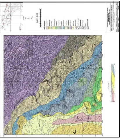 Gambar 5. Peta Geologi dan Sebaran Batubara Daerah ayawasi dan Sekitarnya  