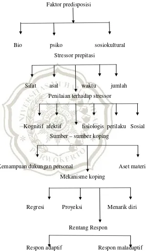 Gambar 14.2 Psikopatologi Stuart & Sundeen, 2001( dalam Yosep, 2010). 