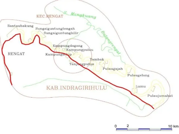 Gambar 3.1 Daerah Aliran Sungai Indragiri 