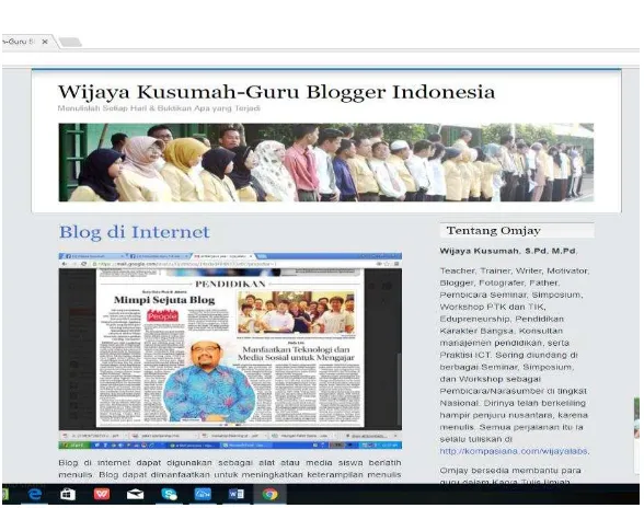 Gambar 6. Blog Omjay di http://wijayalabs.com 