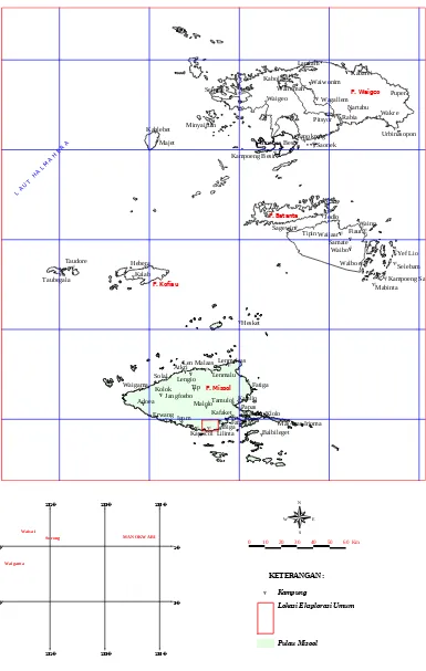 Gambar 1. Peta Lokasi Eksplorasi Umum