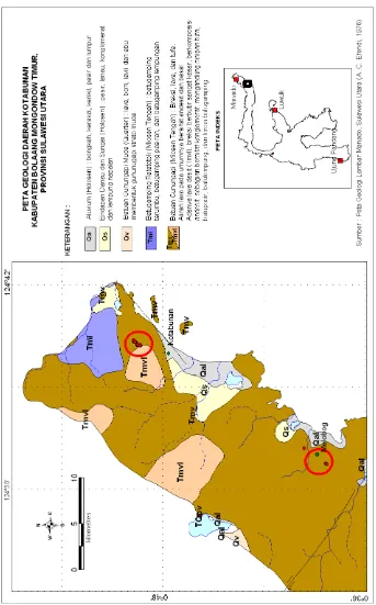 Gambar 2. Peta Geologi Daerah  Penelitian 
