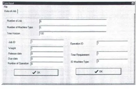 Gambar 4-7 Form pemasukan data 