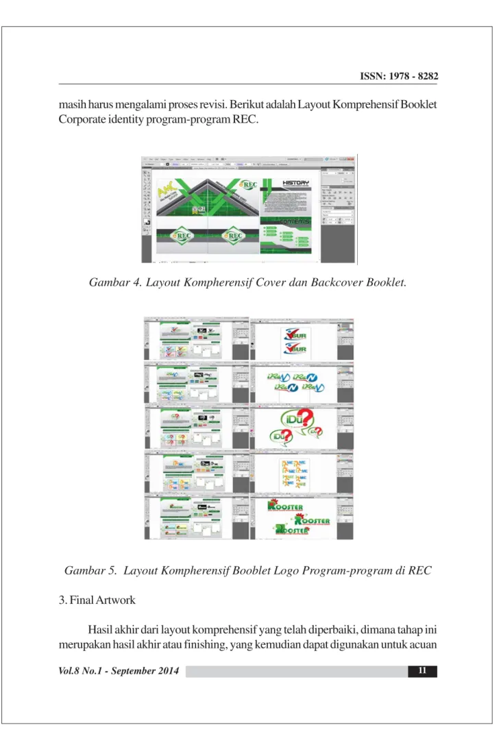 Gambar 4. Layout Kompherensif Cover dan Backcover Booklet.