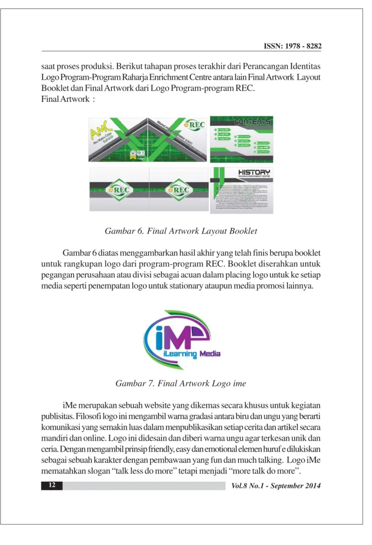 Gambar 6. Final Artwork Layout Booklet