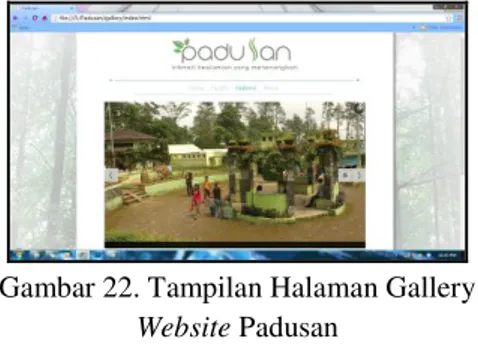Gambar 23. Tampilan Halaman About Website  Padusan 
