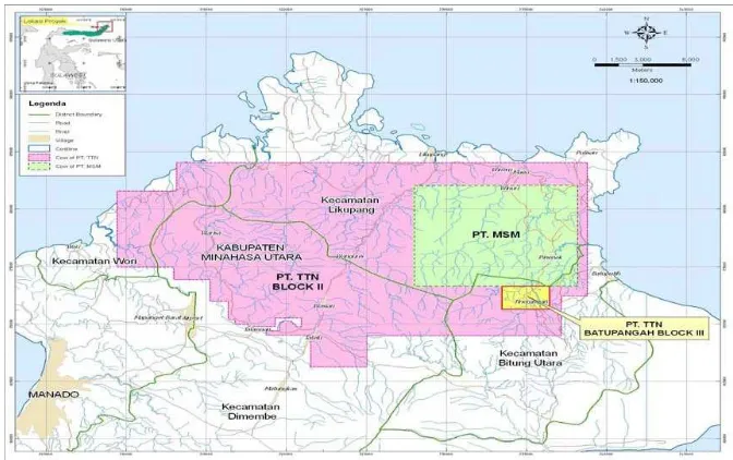 Gambar 2. Peta Geologi Regional Kabupaten Minahasa Utara