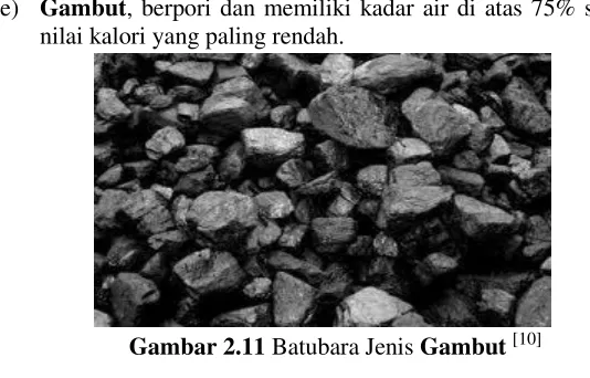 Gambar 2.11 Batubara Jenis Gambut [10] 