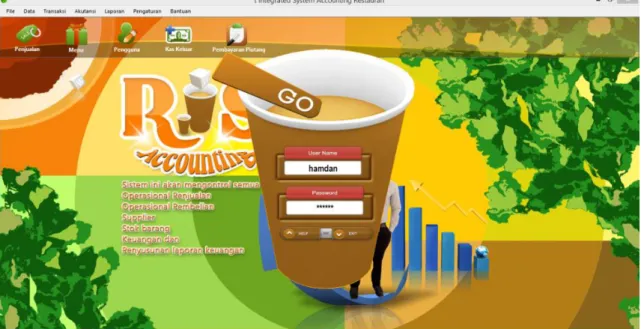 Gambar 5 Modul Menu Utama  3.  Modul Menu Kategori 