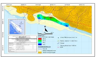 Gambar 20. Peta Geologi dan Sebaran Isograde kandungan Fe total Komposit  daerah Kotakarang