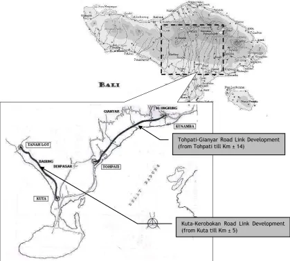 Figure 1.  Location Map of Tracer Study 