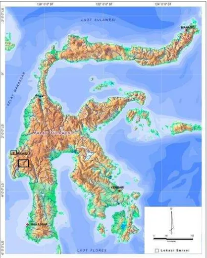 Gambar 2 Peta Geologi Daerah Ampallas, Mamuju, Sulawesi Barat 