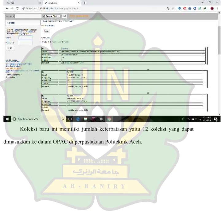 Gambar 4. Daftar koleksi Terbaru 