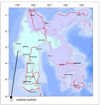 Gambar 2. Peta geologi daerah Lilli Matangnga 