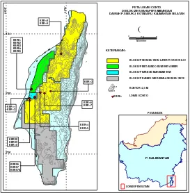Gambar 3. Peta Geologi Daerah Penelitian Kabupaten Kotabaru, Kalimantan Selatan 