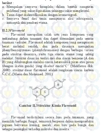 Gambar II.3Struktur Kimia Flavonoid 