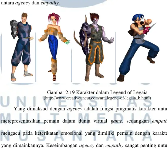 Gambar 2.19 Karakter dalam Legend of Legaia 