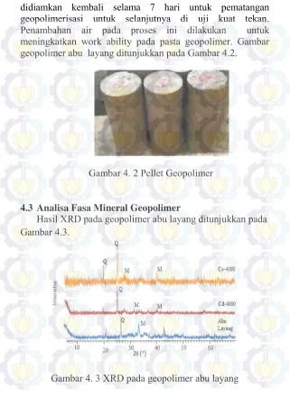 Gambar 4. 2 Pellet Geopolimer 