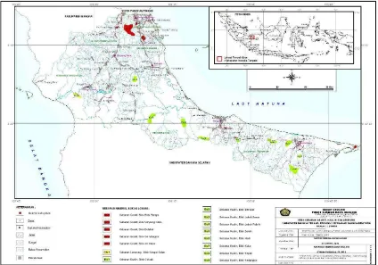 Gambar  2. Peta Sebaran Pasir Kuarsa Kabupaten Bangka Tengah, Provinsi Kepulauan Bangka Belitung 