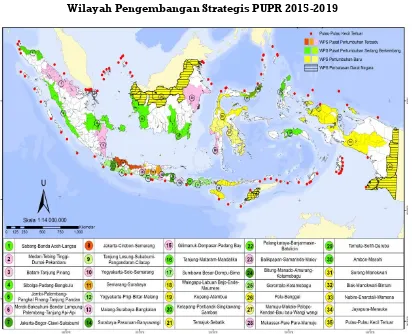 Gambar 3-4 Wilayah Pengembangan Strategis PUPR 2015-2019 