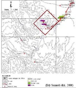 Gambar 4. Peta sketsa lokasi panas bumi Waeapo