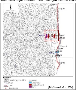 Gambar 5. Peta sketsa lokasi panas bumi Bata Bual