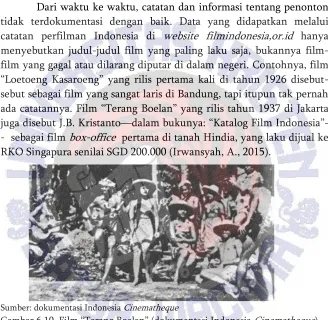 Gambar 6.10. Film ―Terang Boelan‖ (dokumentasi Indonesia Cinematheque) 