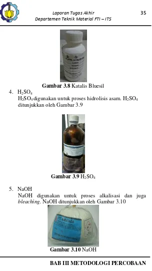 Gambar 3.8  Katalis Bluesil 