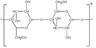 Gambar 2.13  Struktur Kimia Selulosa (Chen, 2014) 